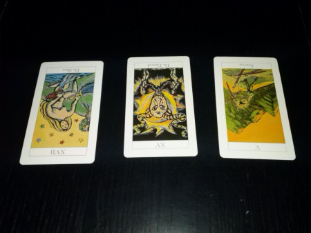 Dit is een 3 kaartligging.